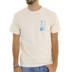 T-SHIRT FLOWER DOODLE BEIGE